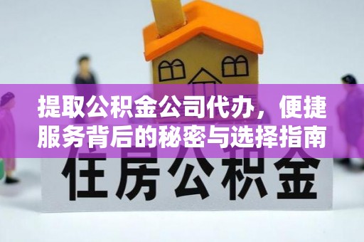 杞县提取公积金公司代办，便捷服务背后的秘密与选择指南