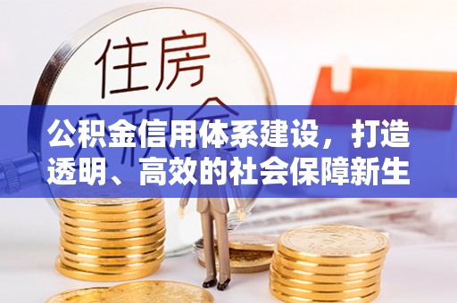 杞县公积金信用体系建设，打造透明、高效的社会保障新生态