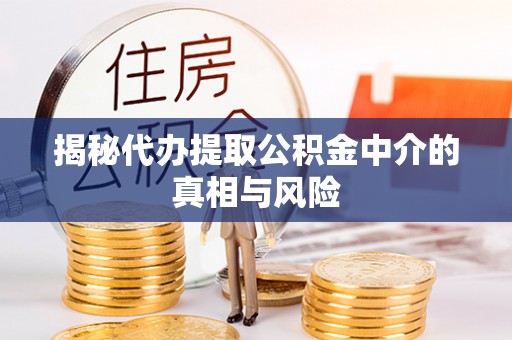 杞县揭秘代办提取公积金中介的真相与风险