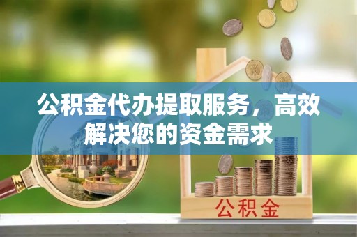 杞县公积金代办提取服务，高效解决您的资金需求