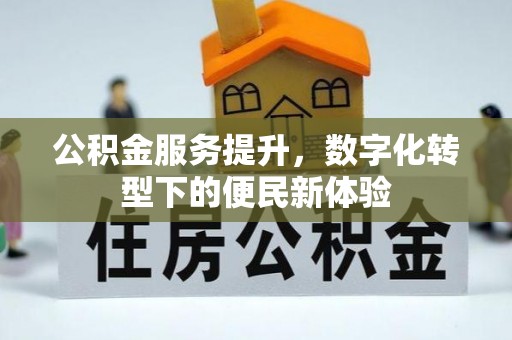 杞县公积金服务提升，数字化转型下的便民新体验