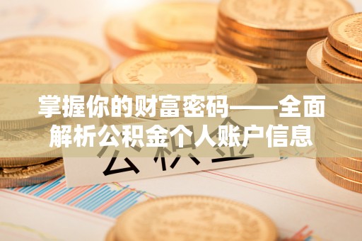 杞县掌握你的财富密码——全面解析公积金个人账户信息