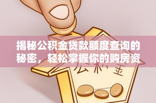 杞县揭秘公积金贷款额度查询的秘密，轻松掌握你的购房资金